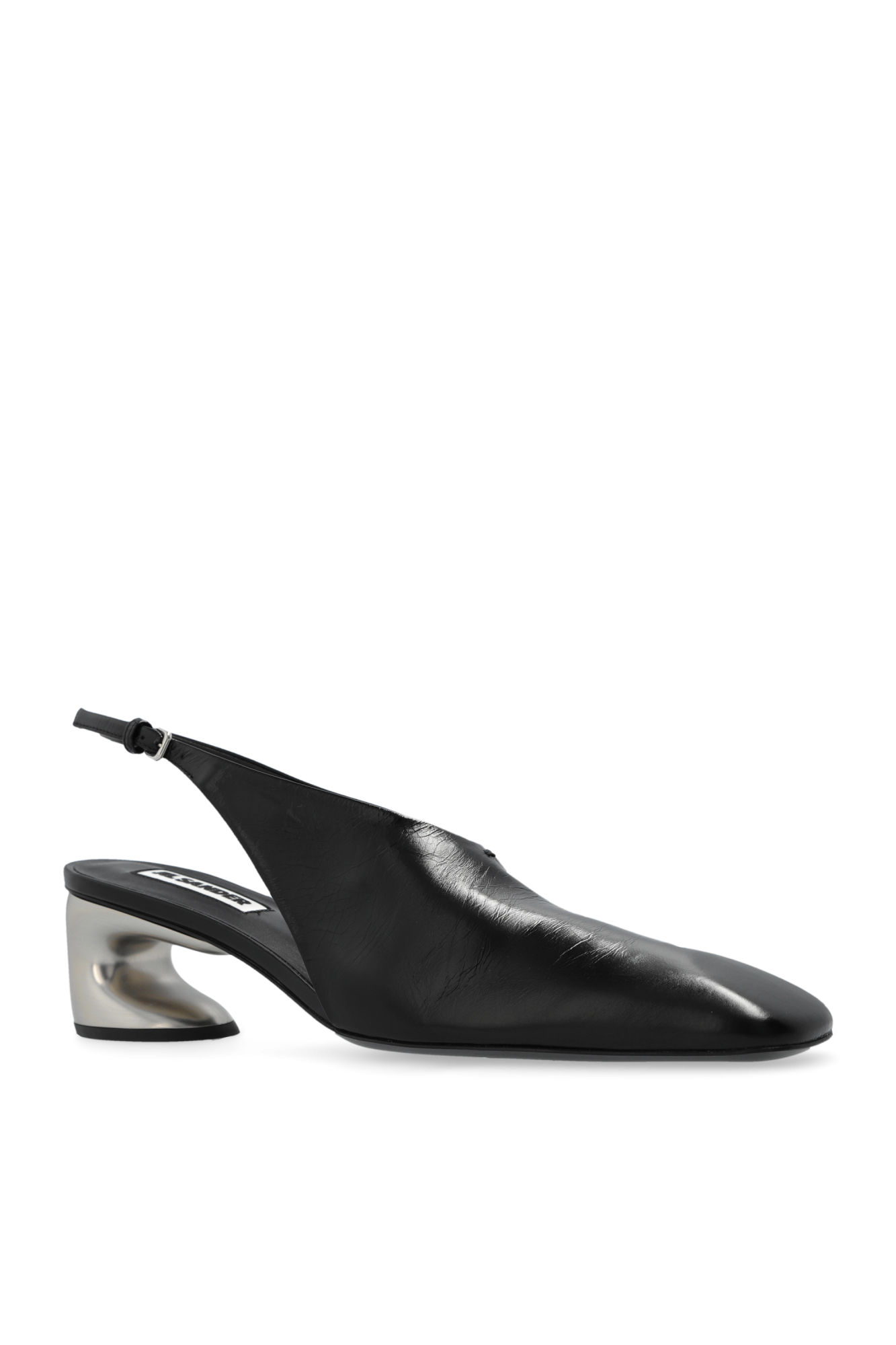 Black Leather heeled shoes JIL SANDER - Vitkac Canada